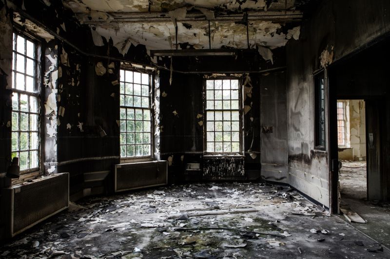 Fire Damage Before Restoration